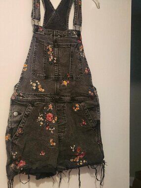 Driftwood Embroidered Overalls Small